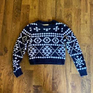 Altr’d State Sweater. Navy and purple